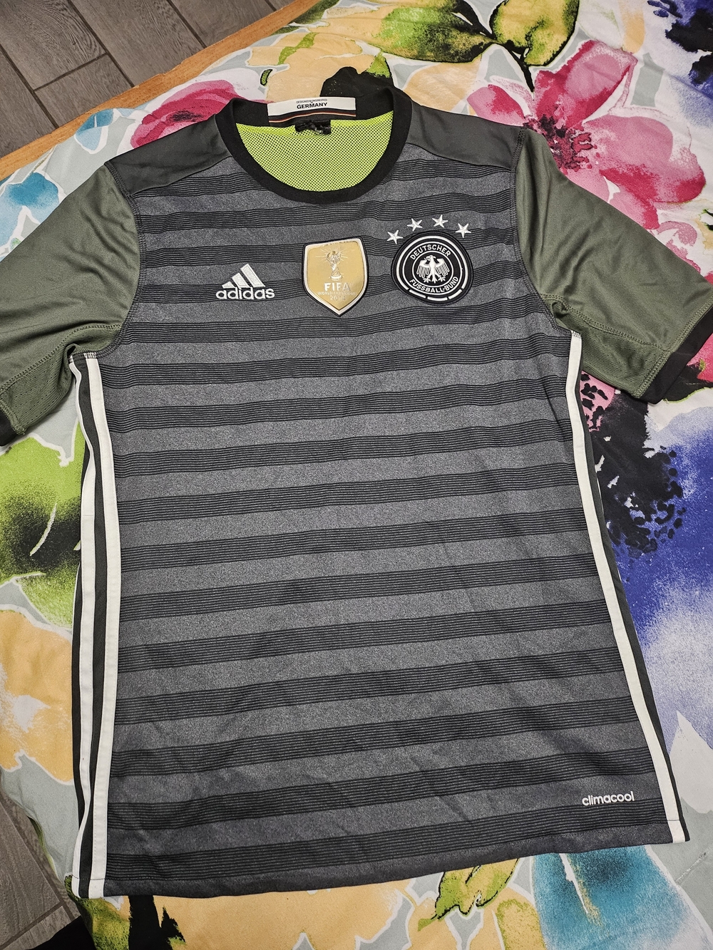 Adidas Germany National Team Jersey - Gray & Olive